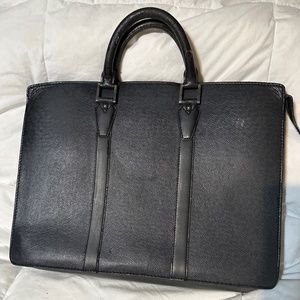 Black Demier Handbag Briefcase Louis Vuitton